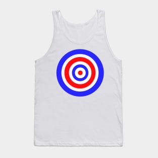 Retro Classic Mod Target Symbol Tank Top